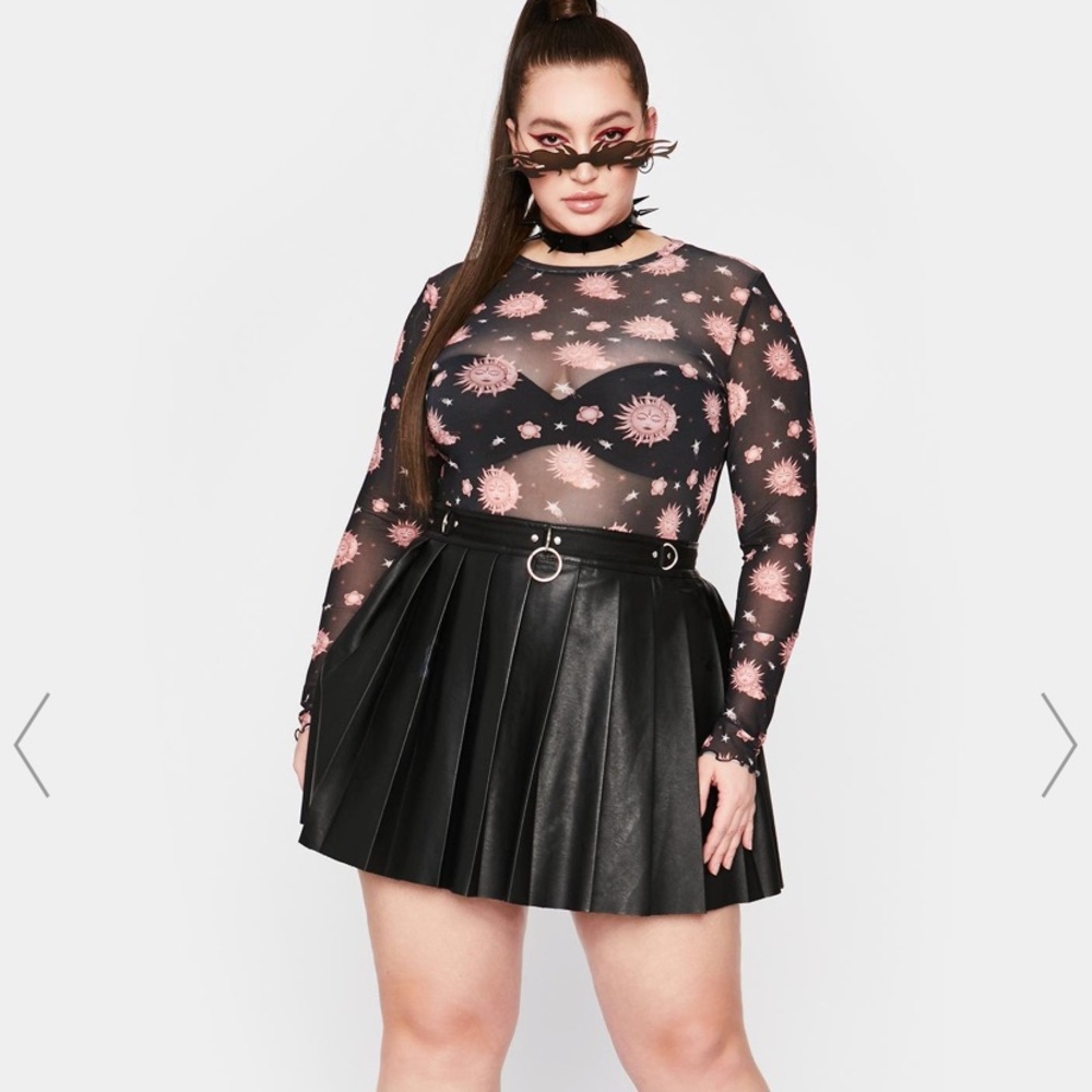 💀Sun&Moon Mesh Top💀